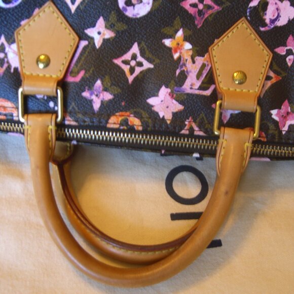 Louis Vuitton Speedy 35 Limited Edition Watercolor brown Richard Prince S/S 2008 - Picture 10 of 13